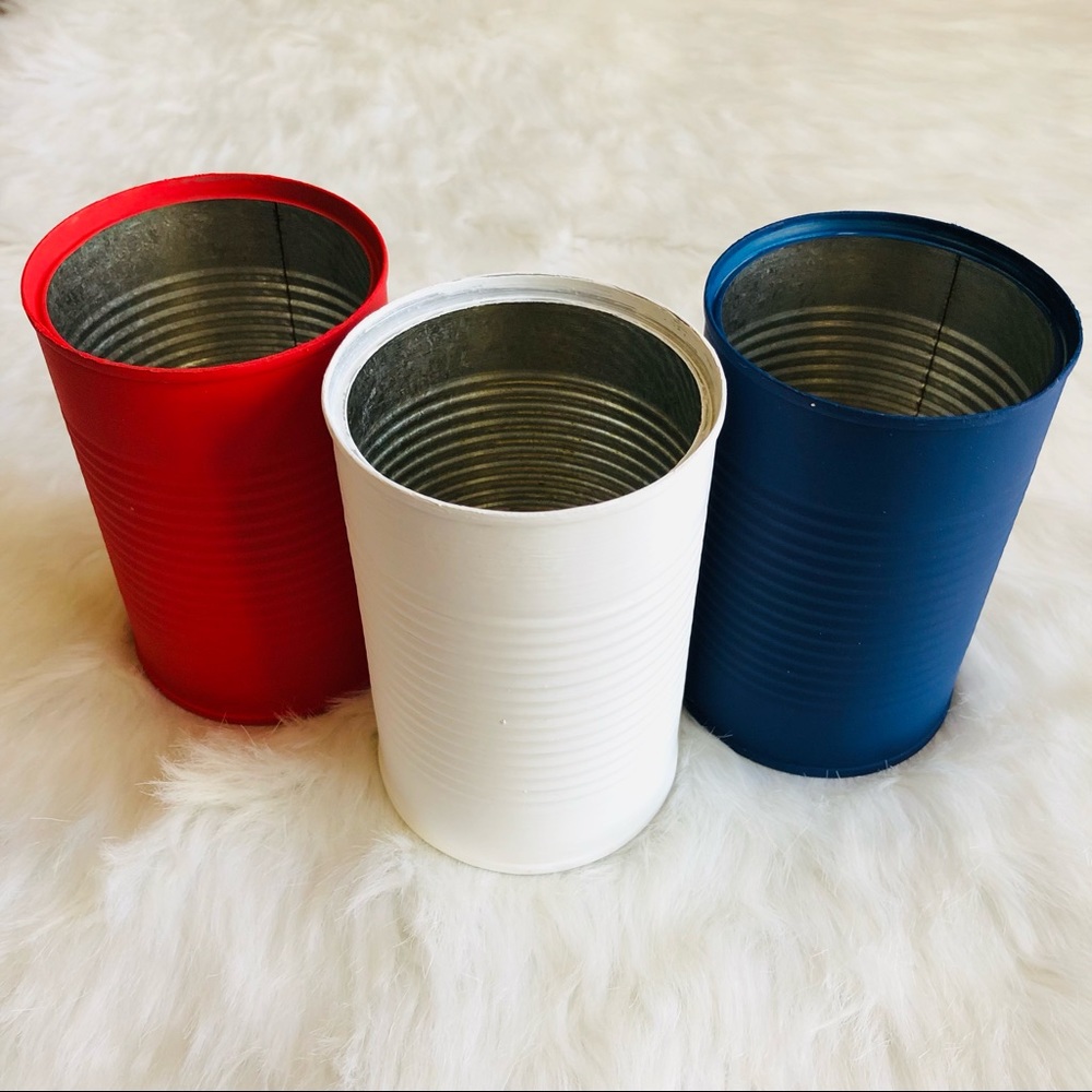 4th of July Decor Cans